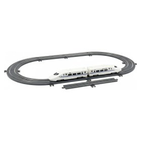 Resim Tufy Toys 1:64 Ölçekli Elektrikli Hızlı Tren Yarış Seti 