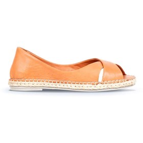 Resim Bueno Shoes Taba Deri Kadın Espadril Babet 01wq2410 