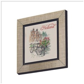 Resim Hollanda Bisklet Görseli Baskılı Mdf Magnet 7x7 148 