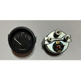 Resim Ölçüsan 110419 Yağ Basınç Göstergesi 60Mm 0-10 Bar 12V 
