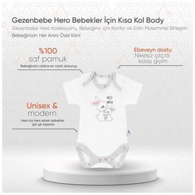 Resim Gezenbebe Hero Bebekler İçin Kısa Kol Body 001 