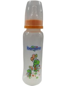 Resim Bambino T-019 Natural PP Biberon 250 Ml Turuncu 