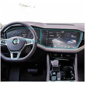 Resim Volkswagen Touareg 2018-2024 Model Multimedya Ve Gösterge Set Ekran Koruma 