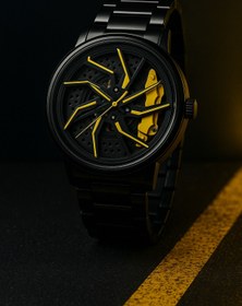 Resim G-Sport POLO Çelik Iç Kadran Dönen Jant Spor Araba Modeli Erkek Kol Saati 