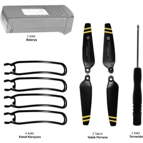 Resim Corby Cx017 Drone Yedek Batarya Ve Ekseuar Paketi Cx017 Yedek Pervane 