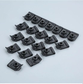 Resim Lasonstiges 20 Adet U Somun 10 Grommet İplik Klip Somun Naylon Grommet İplik Çamurluk Lineer Tutma Klipsi Toyota Lexus 90179-05060 Uyar 