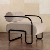 Resim Endeco Design Metal Iskandinav Berjer Tekli Koltuk 