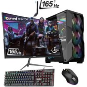 Resim Izoly ST999012 i3-12100F 16 GB 256 GB M.2 NVMe RX580 8 GB 24" Free Dos Masaüstü Oyuncu Bilgisayarı 