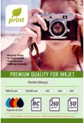 Resim PRİNT Epson L805 Fotoğraf Kağıdı Premium Parlak 260 Gr 13x18 50 Yp 