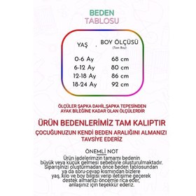Resim Welsoft Peluş Unisex Fermuarlı Kışlık Bebek Uyku Tulumu 
