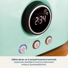 Resim Cecotec Classictoast 8000 Blue Double Dijital Göstergeli Ekmek Kızartma Makinesi 