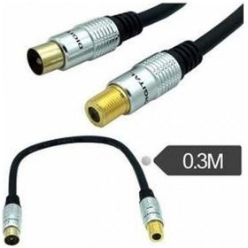 Resim Hytech Hy-P610 1.5Mt Rg6U6 F-M To 9.5 Tv F Kablo 