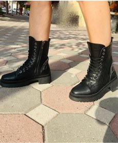 Resim PUNTO Arme Cıty Ac378072 Siyah Uzun Konç Fermuarlı Postal 