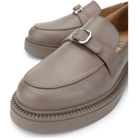 Resim Tamer Tanca Kadın Hakiki Deri Vizon Loafer Ayakkabı 1060 24544 Bn Ayk Sk24-25 K.vızon Dr Koyu Vizon 