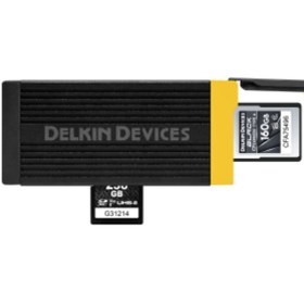 Resim Delkin Devices USB 3.2 CFexpress Type-A & SD UHS-II Kart Okuyucu 