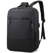 Resim Monyee 15.6 İnç Usb Bağlantılı Sırt Çantası, Büyük Kapasiteli Moda Ve İş Kullanımı İçin Laptop Çantası 
