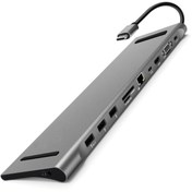 Resim Afila Ipad Pro 11 Inch 12.9 Inch 2018, 2020 11 In 1 Usb-c Type-c Hub 