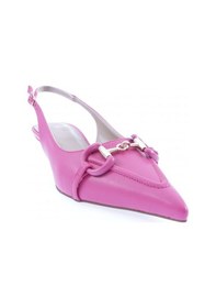 Resim Dgn 4205-23y Kadin Bilekten Bağli Tokali Kisa Topuklu Ayakkabi 4205-1710-R0507 Fuşya 