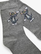 Resim Erkek Tom and Jerry Soket Çorap Lisanslı Baskılı 