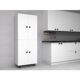 Resim Ahsen Çok Amaçlı Mutfak Banyo Kiler Dolabı 180 CM 