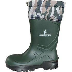 Resim Thermoking Pu Kısa Konçlu Haki Çizme 