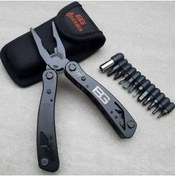 Resim Genel Markalar SİYAH Çok Amaçlı Av Kamp Çakısı Vida Takımı Kılıflı Pense HD1199 