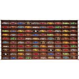 Resim Woodbu 1/64 Hobi Araba Rafı 100 Araç (Hot Wheels, Matcbox) 