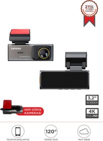 Resim Lenovo S7/3280 Siyah Wifi Araç Içi 3.2 Inç Ön ve Arka Araç Kamerası 