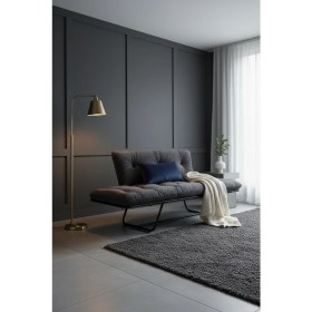Resim AVYNA Nioras Katlanır Yataklı Ikili Kanepe - Premium Iki Kişilik Çekyat Koltuk, Ergonomik ve Modern Tasarım - Füme 