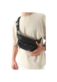 Resim Baginn Erkek Bel Çantası Çok Cepli Free Bag Omuz Çantası Fonksiyonel Kullanım Mega Bag The Northwest Siyah 