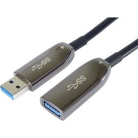 Resim Woxcon USB 3.0 5 Gbps Hibrit AOC Fiber Kablo 10 M 