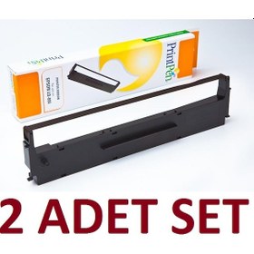 Resim Printpen Epson Lx-350 Uyumlu Yazıcı Şerit Printer Ribbon Cartridge (İkili Paket) 