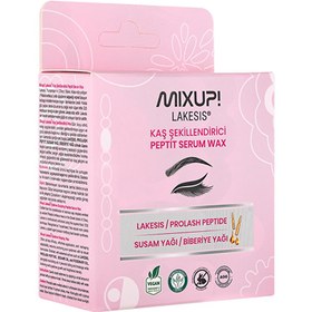 Resim Mixup! Lakesis Kaş Şekillendirici Peptit Serum Wax 50 ml - Gratis 