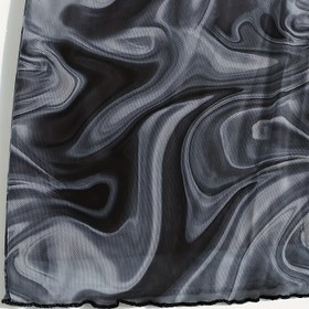 Resim Kadınlar İçin Casual Tie-Dye Desenli Yarı Şeffaf Mesh Etek - Orta Esneklikte Makinede Yıkanabilir Hafif Kalem Etek, İlkbahar Yaz Sonbahar Mevsimi Modası, Esnek Kumaş 