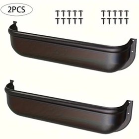 Resim Dashanshop 1 Takım 2'li Ev Tipi Araç İçi Kaput Saklama Kutusu Universal Organizer Siyah 