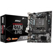 Resim MSI A320M-A PRO DDR4 3200MHZ 1XHDMI 1XDVI USB 3.2 MATX AM4 