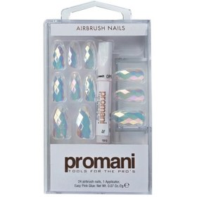 Resim Promani Şeffaf Kristal Takma Tırnak Kiti 