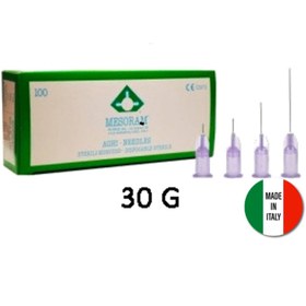 Resim mesoram Mezoterapi Iğnesi 30g 0.30x13mm 1 Kutu / 100 Adet Iğne 