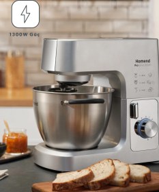 Resim Homend Profashion Prof 3003H Döküm Stand Mikser Mutfak Şefi 1300W 