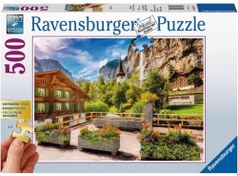Resim Ravensburger 500 Parça Puzzle Gold İsviçre 137121 