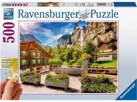 Resim Ravensburger 500 Parça Puzzle Gold İsviçre 137121 