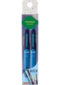 Resim Mılan 17656590120 Capsule Mavi Tükenmez Kalem Blister - 2li 