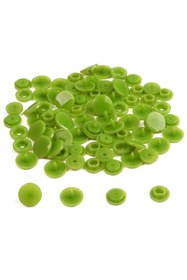 Resim Monako Limited Edition 30 Adet Açık Yeşil Çıtçıt Plastik Çıtçıt, T5 = 12,4 Mm, Dikişsiz Kolay Takılır, Açık Yeşil Çıt Çıt 
