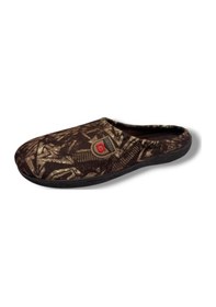 Resim Gezer 15903-26 Parça Desenli Temal Erkek Ev Terlik Kahverengi 