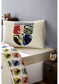 Resim Özdilek Harry Potter Hogwarts Tek Kişilik Lisanslı Lastikli Çocuk Nevresim Takımı Çok Renkli 