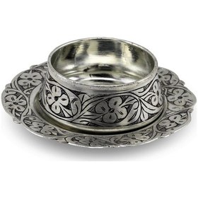 Resim Kırpıklı Kalaylı Tabaklı Bakır Çerezlik Kahvaltılık Kase 