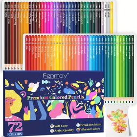 Resim 72 Renk Premium Ahşap Rengi Kurşun Kalem Seti, Yumuşak Çekirdek, Canlı Sanatçı Kalitesi, Kolay Renk Tanımlama, Düz Pigment Zengin Kurşun, Hiçbir Tüy, Yetişkin Renkli Kitaplar, Çizim, Şekil Çizme, Gölgelendirme için 