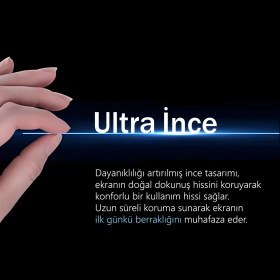 Resim Tesla Model Y Jüniper 2025 15,4 Inc Navigasyon ve Arka Yolcu Ekran Uyumlu Nano Koruyucu 2li Set 