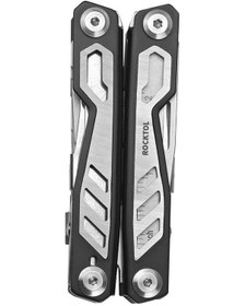 Resim Rocktol Kamp 16 Fonksiyonlu Multi Tool Pense Kılıflı Gri 