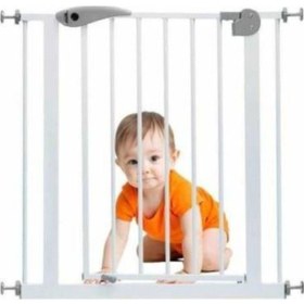Resim Çocuk Güvenlik Kapısı Merdiven Korkuluğu 75-85 Cm Arası İçin Uygun - Beyaz 